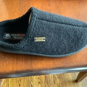Haflinger Slipper Black, never worn, 100% boiled wool